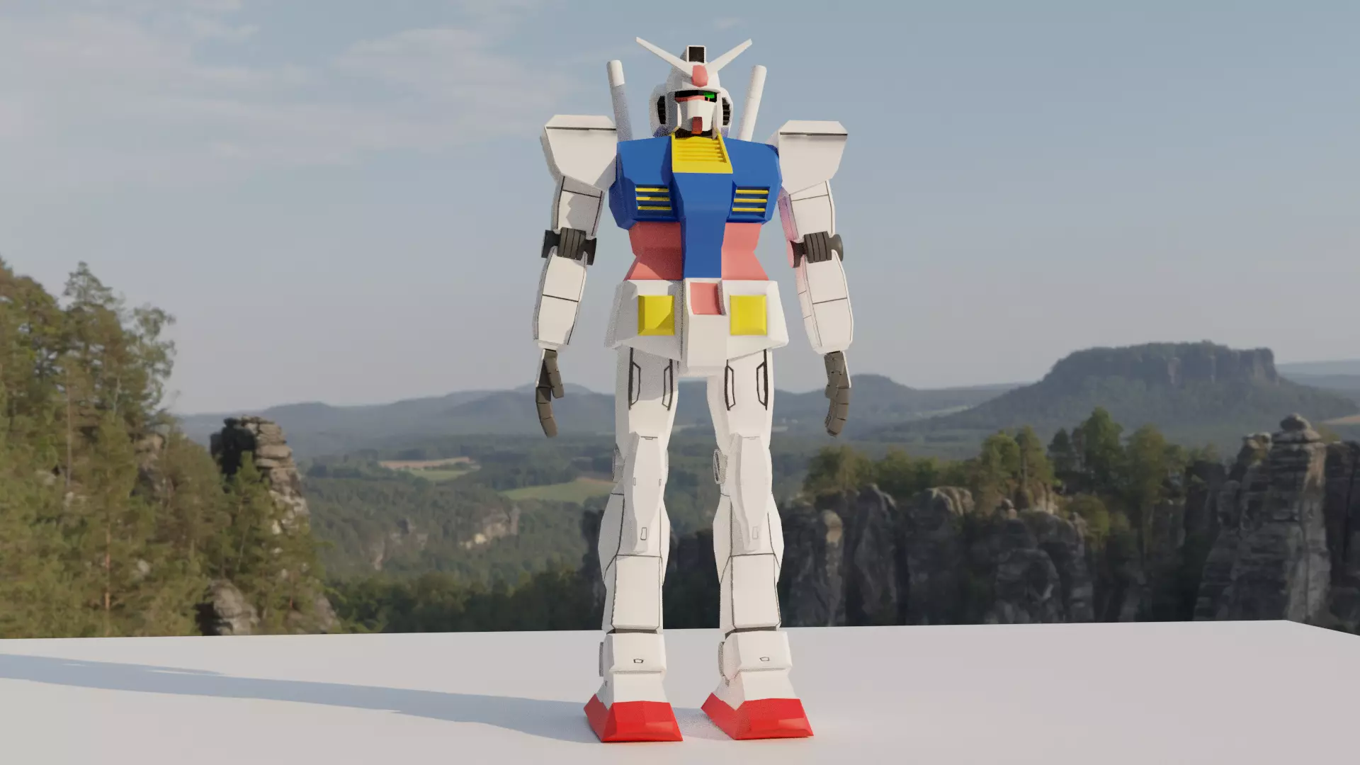 Gundam Rx 78 Free low-poly 3D model
