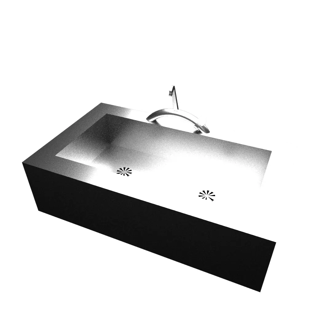 kitchen sink Free low-poly 3D model