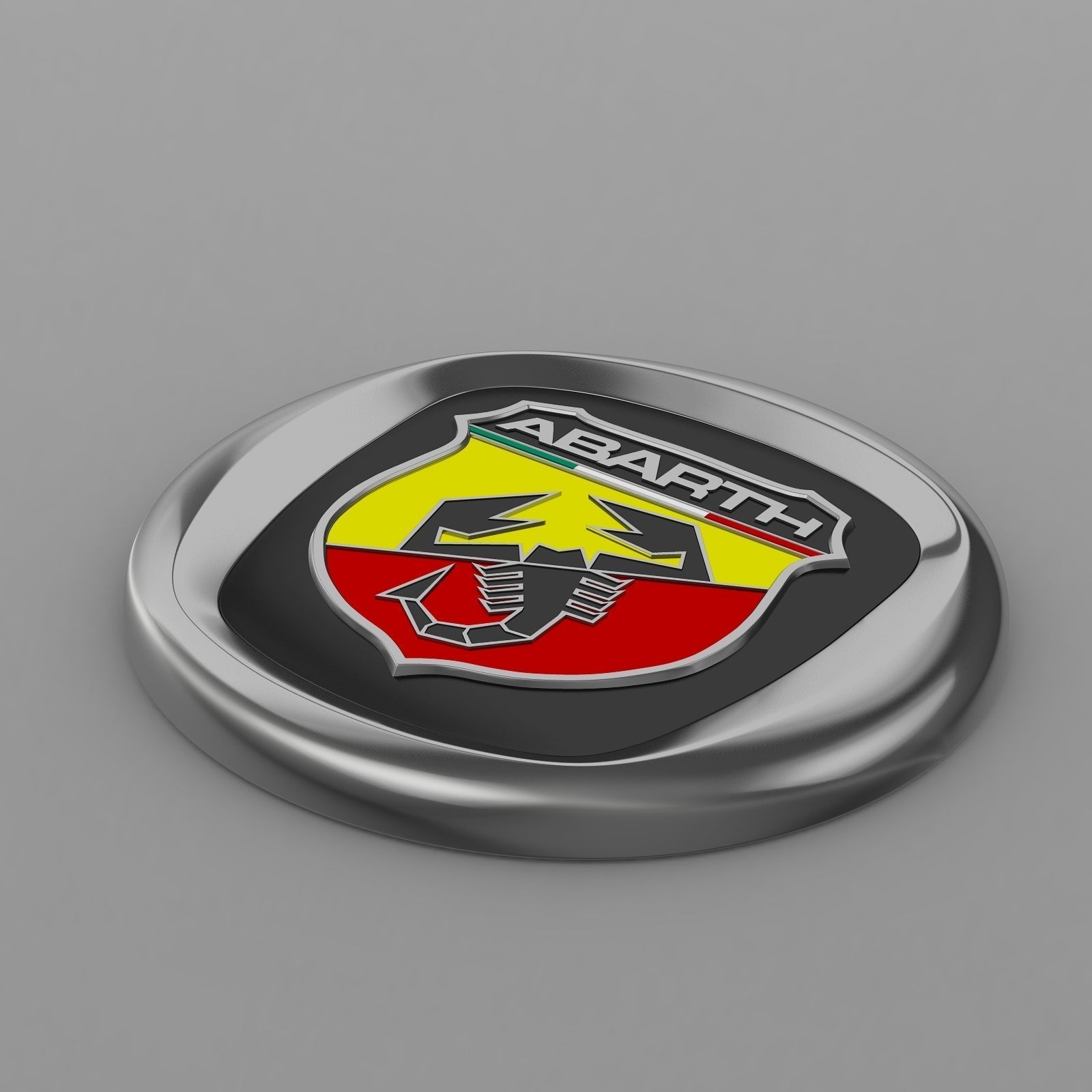 abarth logo 3D model_4