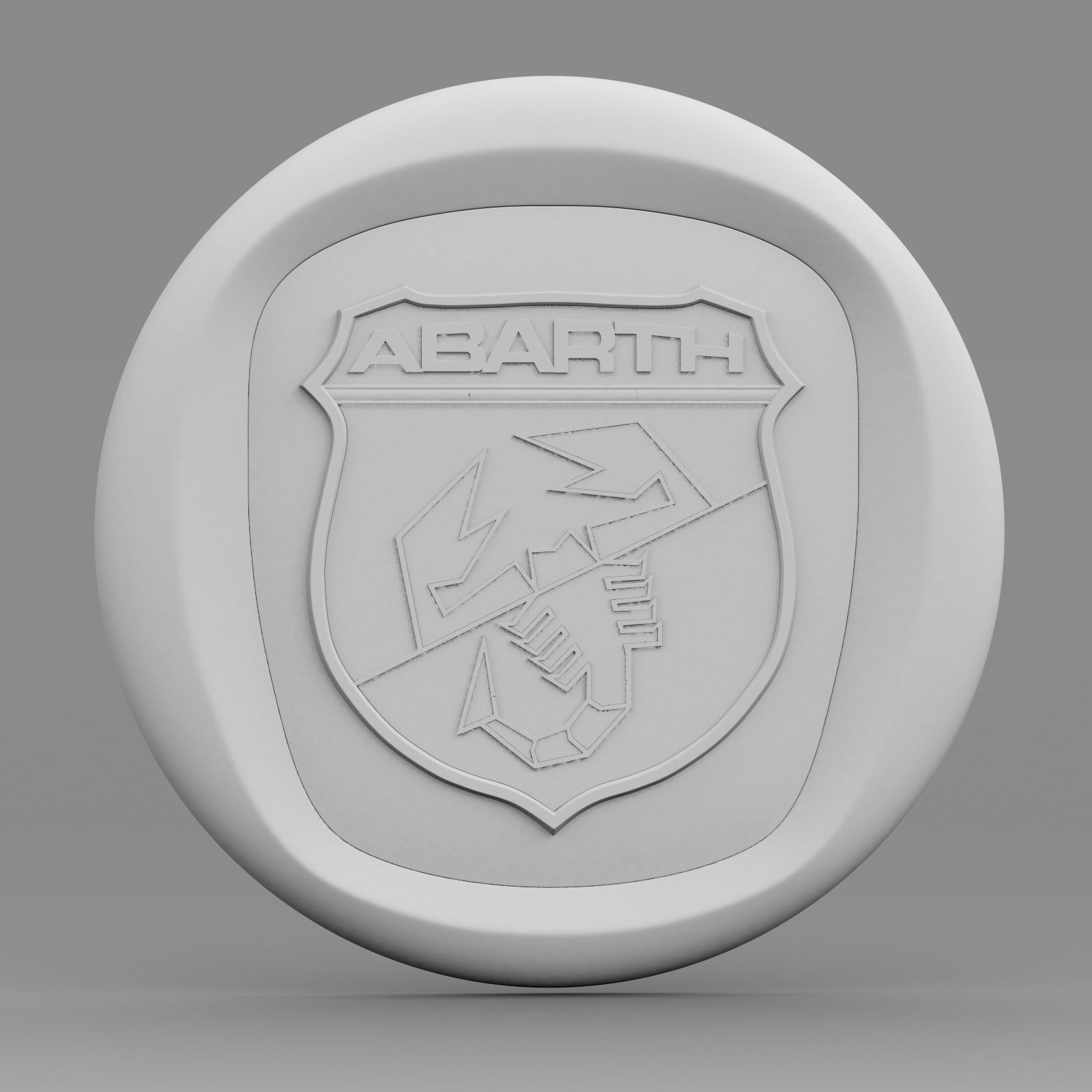 abarth logo 3D model_5