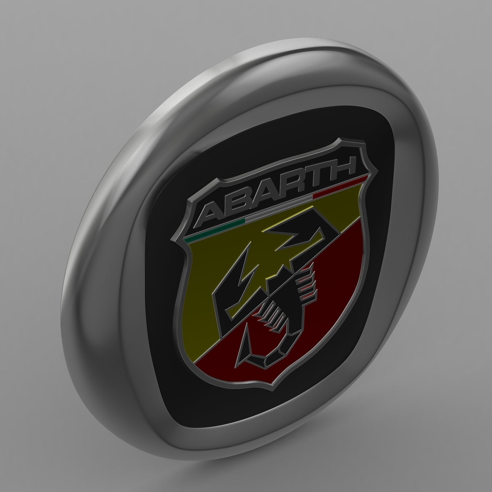 abarth logo 3D model_3