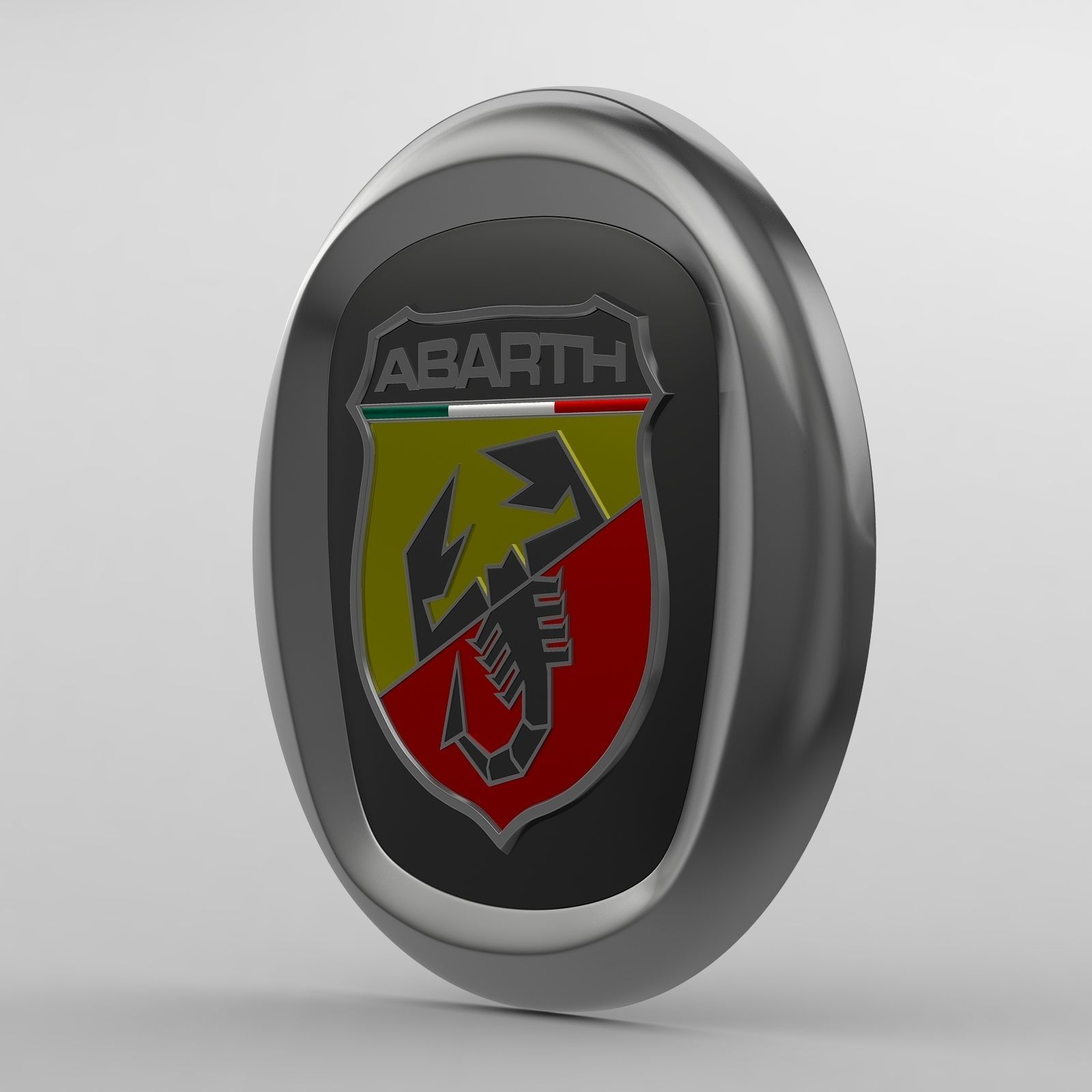 abarth logo 3D model_2