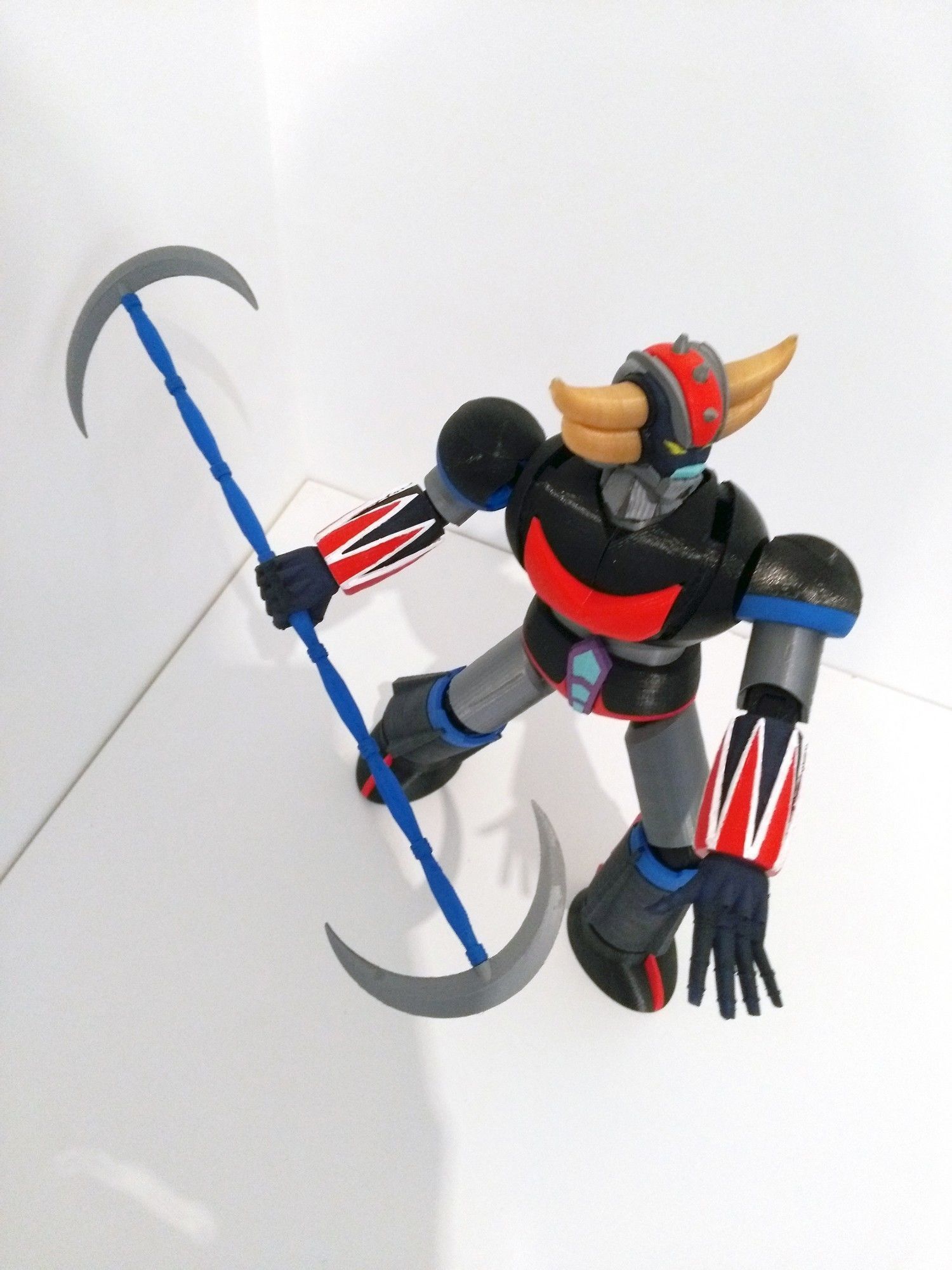 UFO ROBOT GRENDIZER Configurable articulated with instructions 3D print model_5