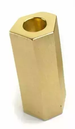 Coro Tilted Hexagon Metal Candlestick Free 3D model