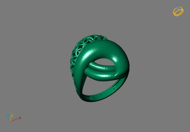 Women Plain Ring Group FTS READY STL 3D print model_1