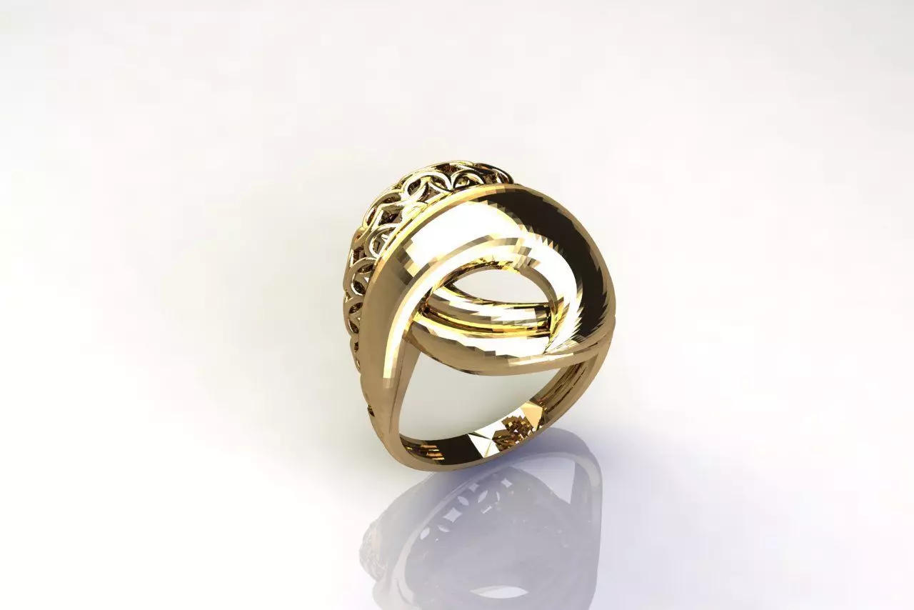 Women Plain Ring Group FTS READY STL 3D print model_0