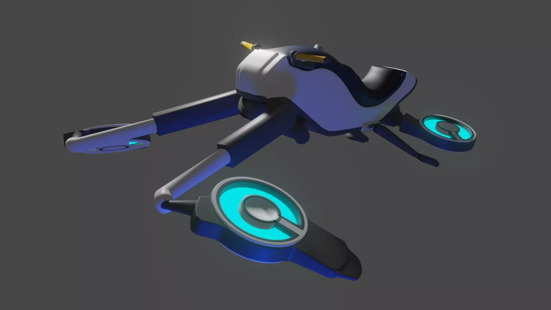 Snowfox Subnautica 3D model