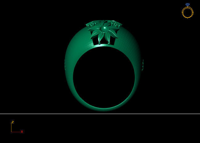 Women Plain Ring Group FTS READY STL 3D print model_3