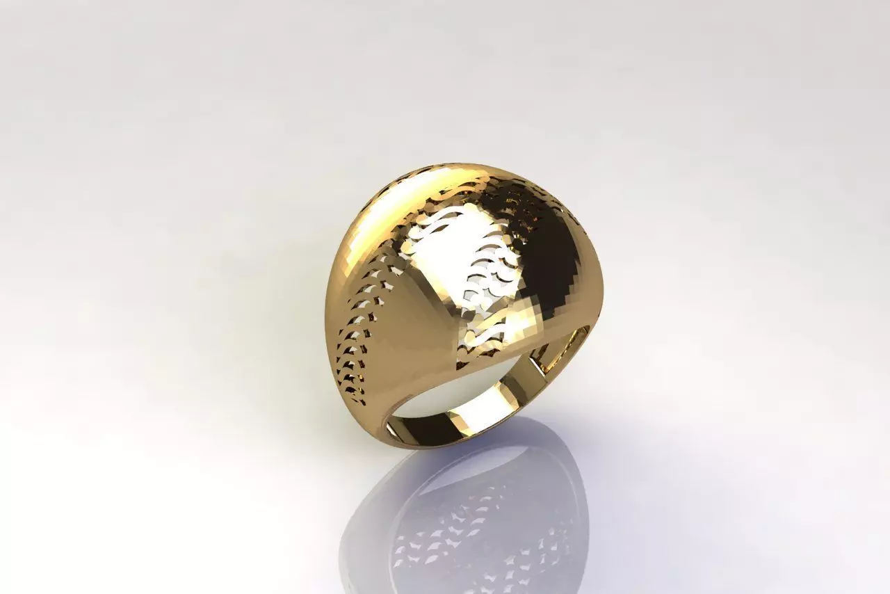 Women Plain Ring Group FTS READY STL 3D print model_0