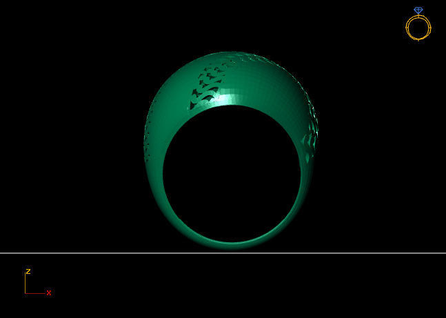 Women Plain Ring Group FTS READY STL 3D print model_3