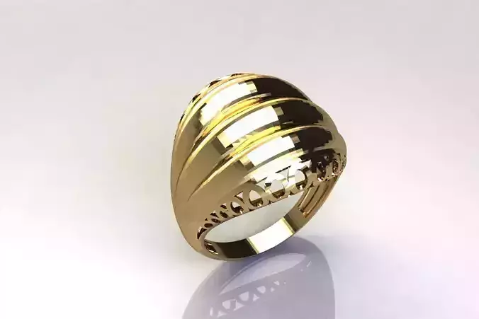 Women Plain Ring Group FTS READY STL