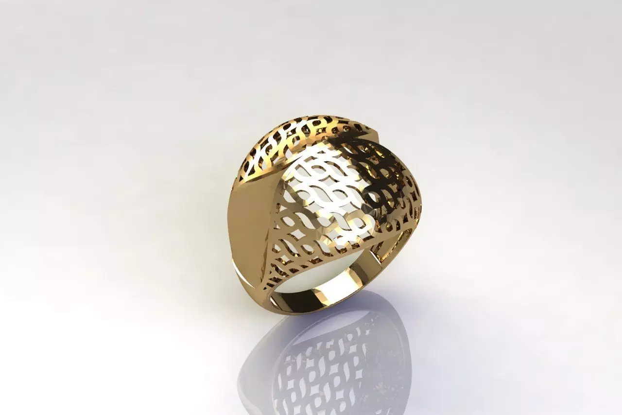 Women Plain Ring Group FTS READY STL 3D print model_0