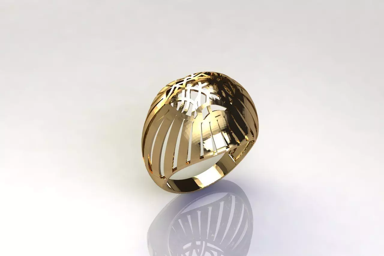 Women Plain Ring Group FTS READY STL 3D print model_0