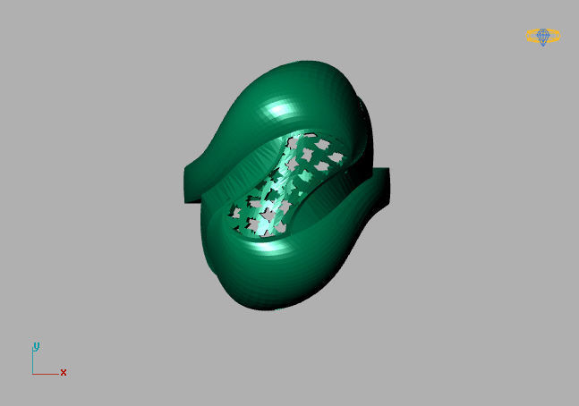 Women Plain Ring Group FTS READY STL 3D print model_2