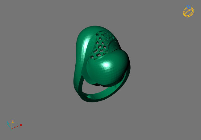 Women Plain Ring Group FTS READY STL 3D print model_1