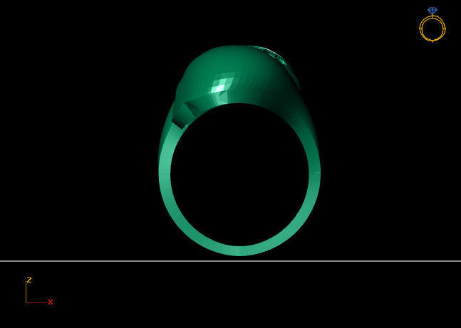 Women Plain Ring Group FTS READY STL 3D print model_3