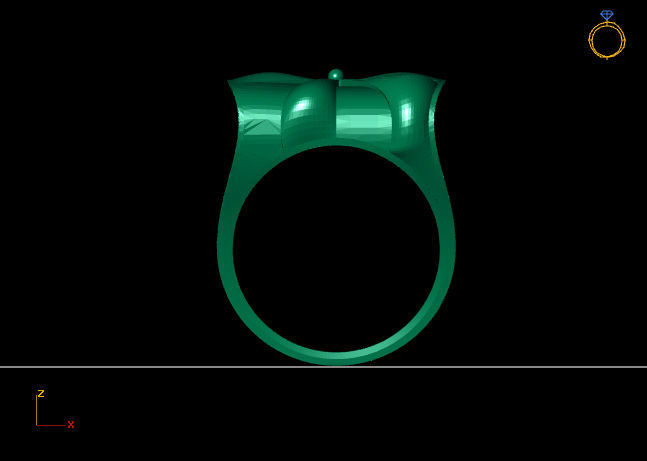 Women Plain Ring Group FTS READY STL 3D print model_3