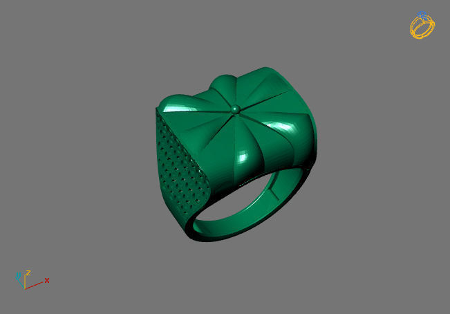 Women Plain Ring Group FTS READY STL 3D print model_1