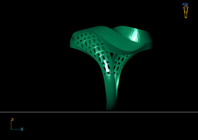 Women Plain Ring Group FTS READY STL 3D print model_4