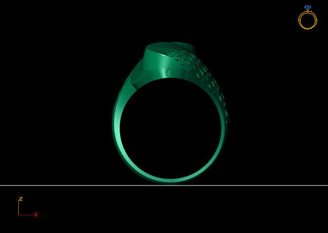 Women Plain Ring Group FTS READY STL 3D print model_3