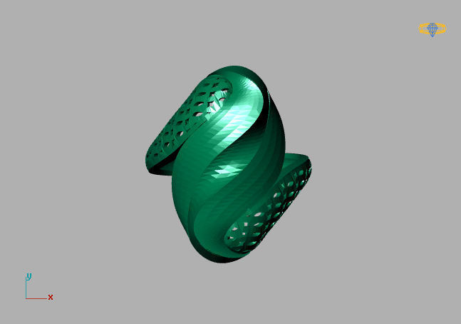 Women Plain Ring Group FTS READY STL 3D print model_2