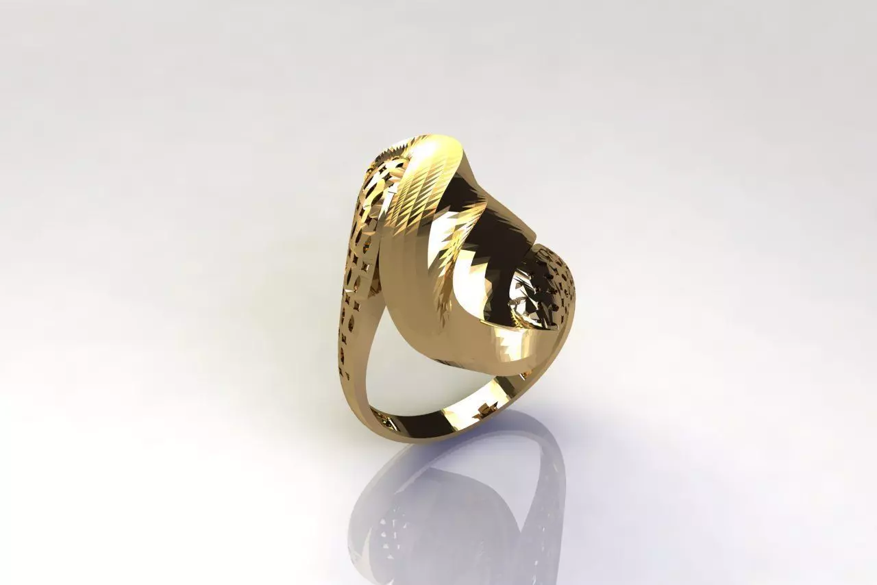 Women Plain Ring Group FTS READY STL 3D print model_0