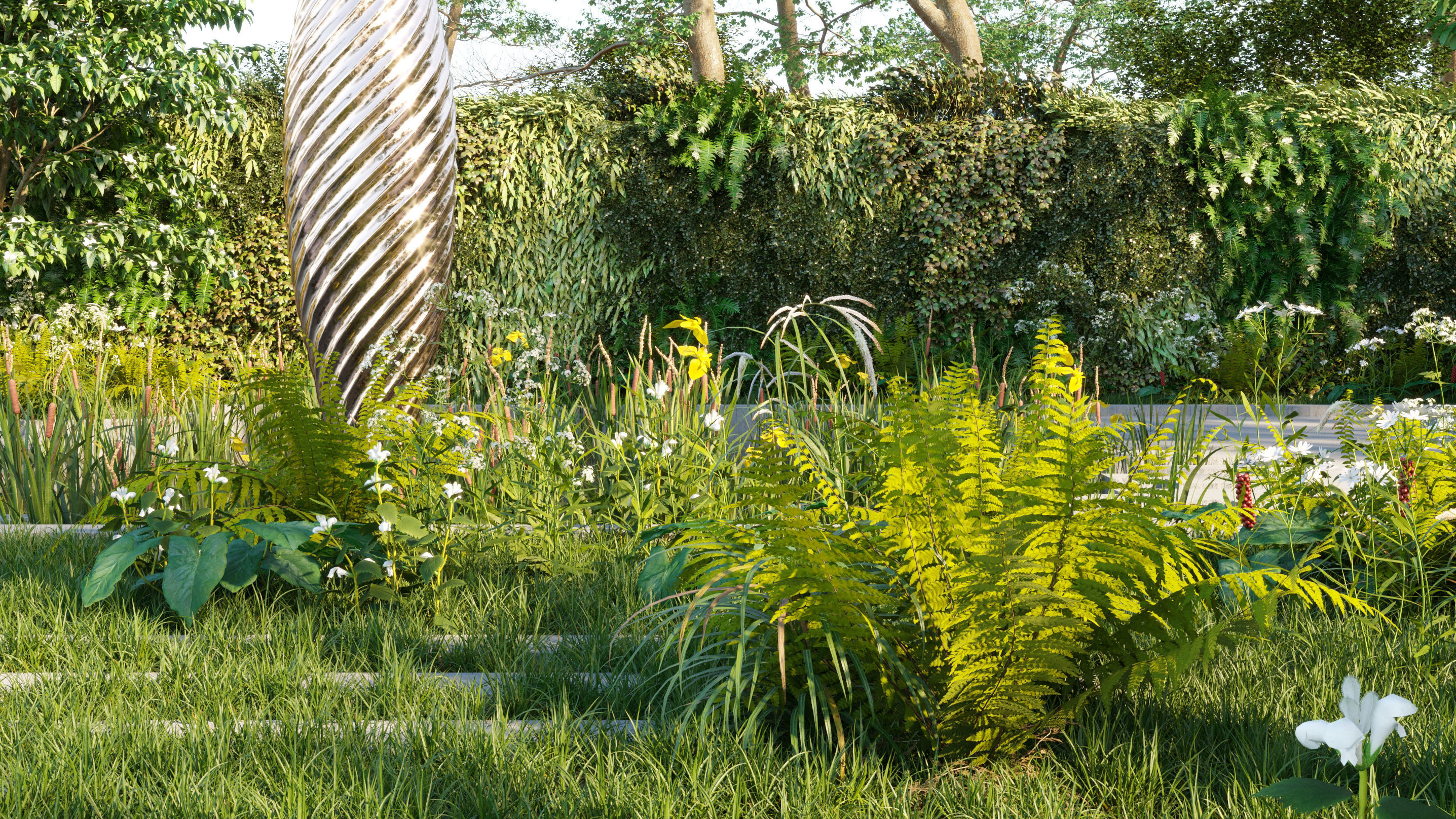 Bundle 14 -The Savills and David Harber Garden 3D model_2