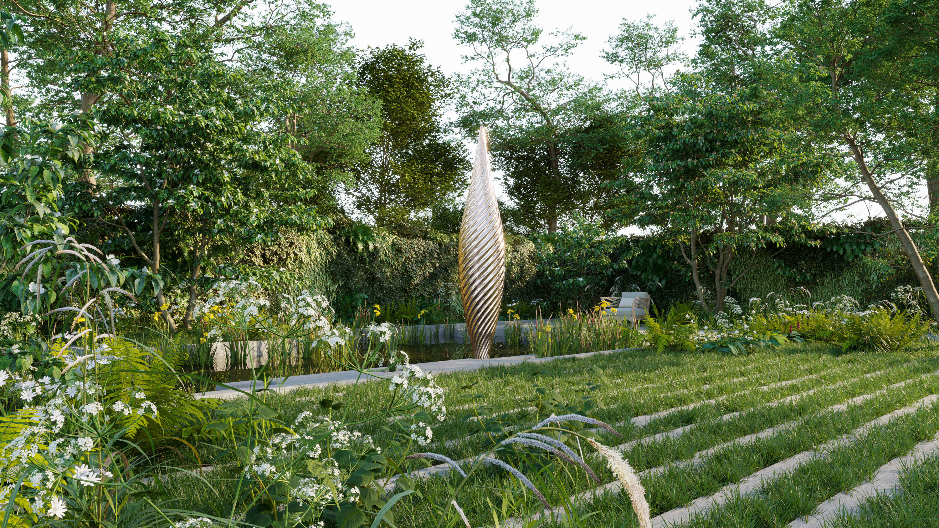 Bundle 14 -The Savills and David Harber Garden 3D model_1