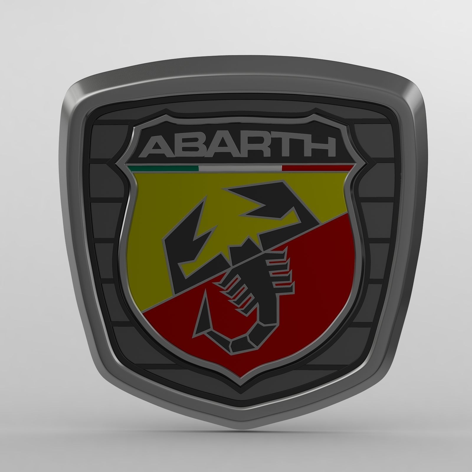 abarth logo 3D model_1