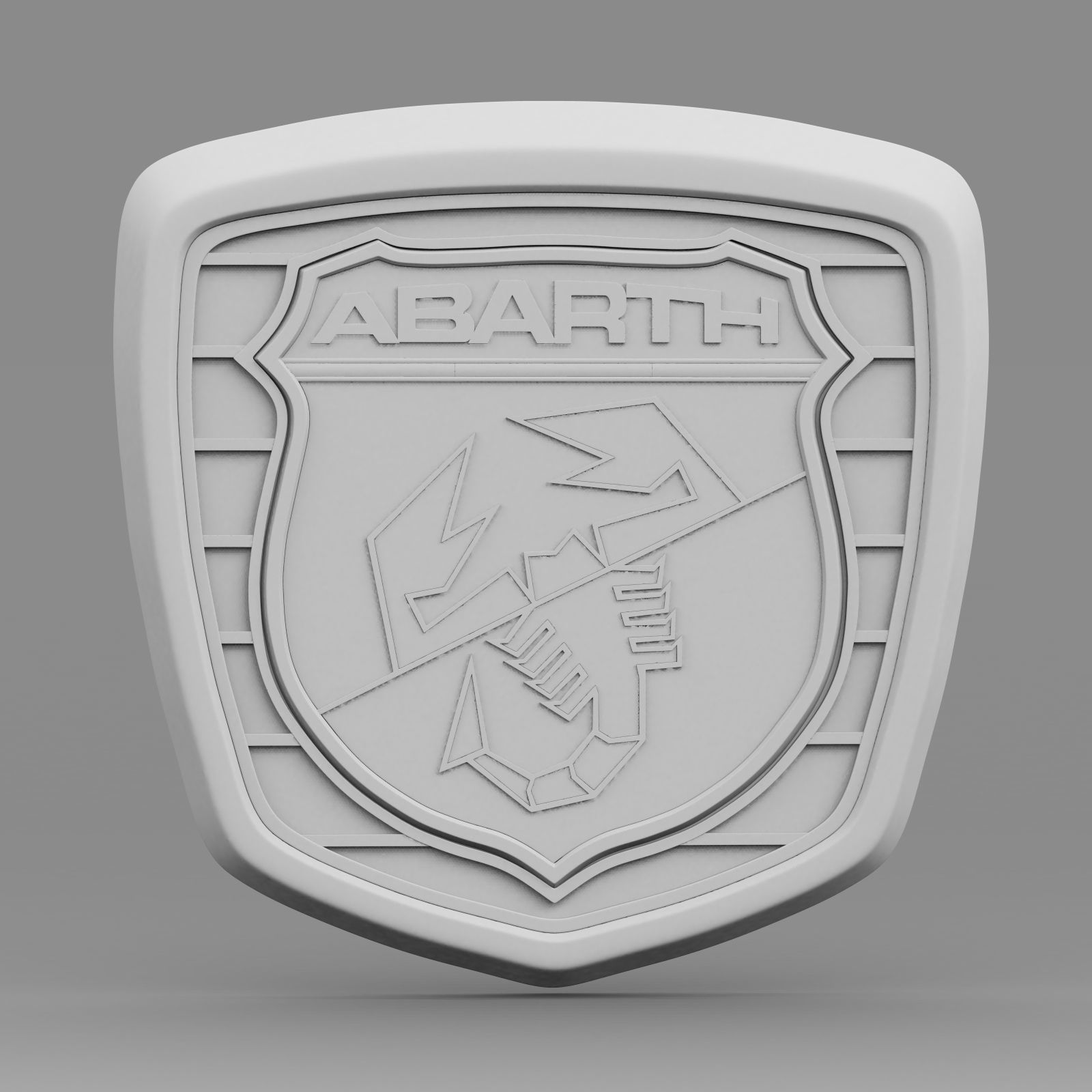 abarth logo 3D model_5