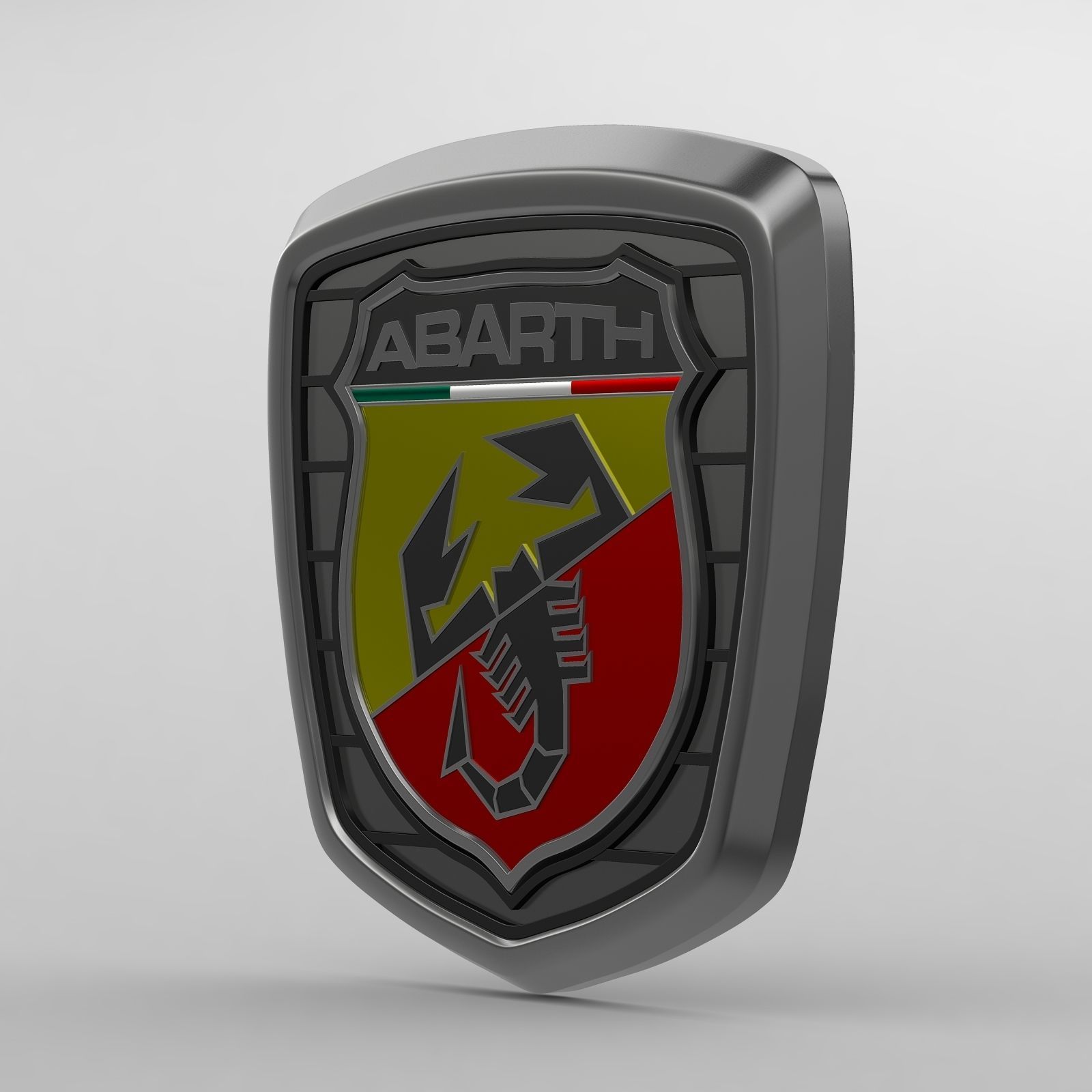 abarth logo 3D model_2