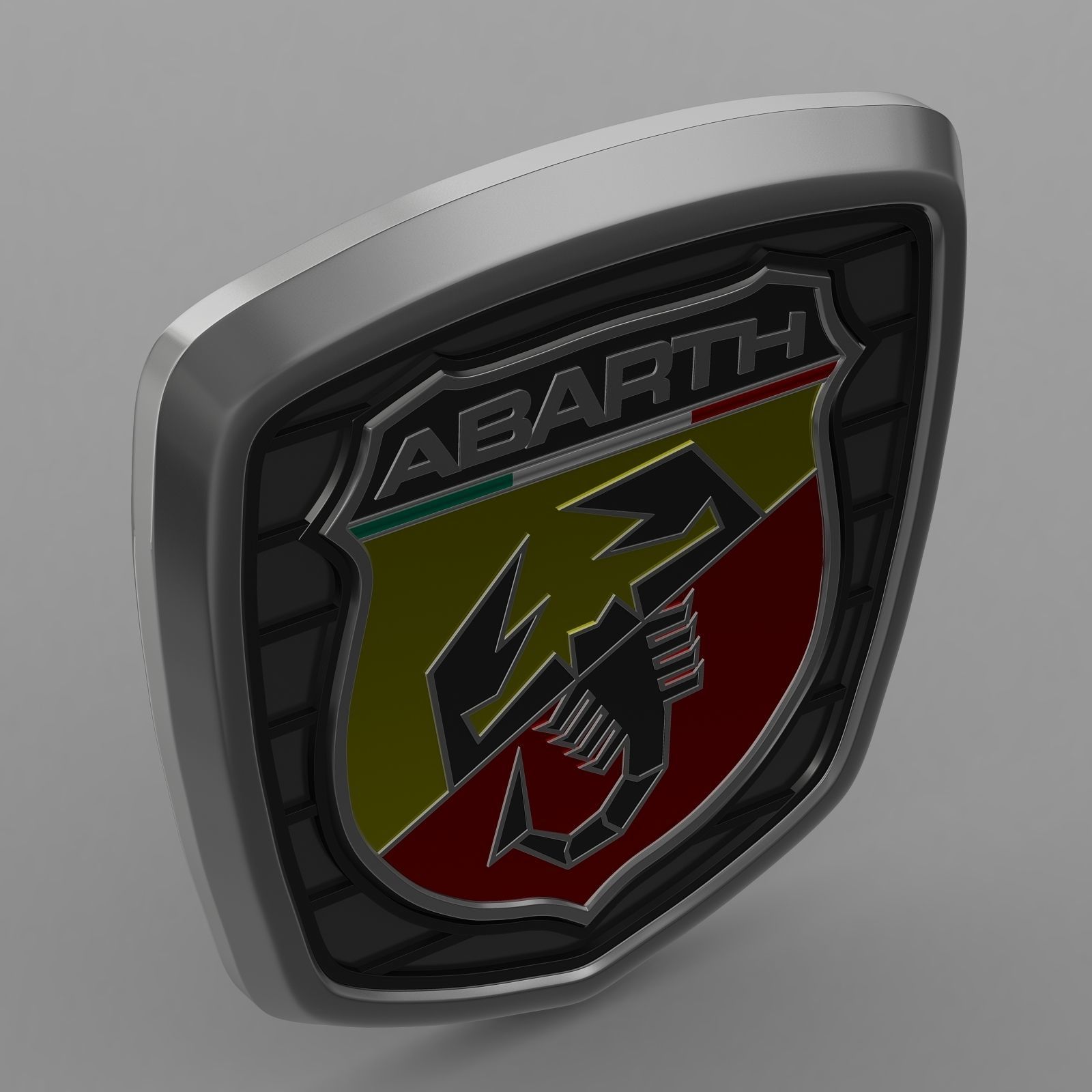 abarth logo 3D model_3