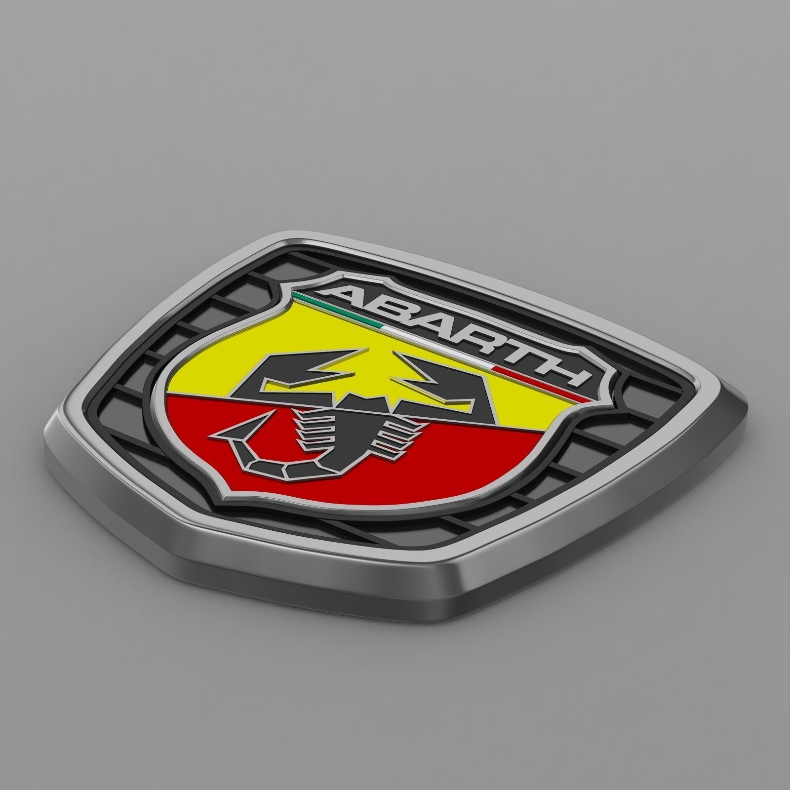 abarth logo 3D model_4