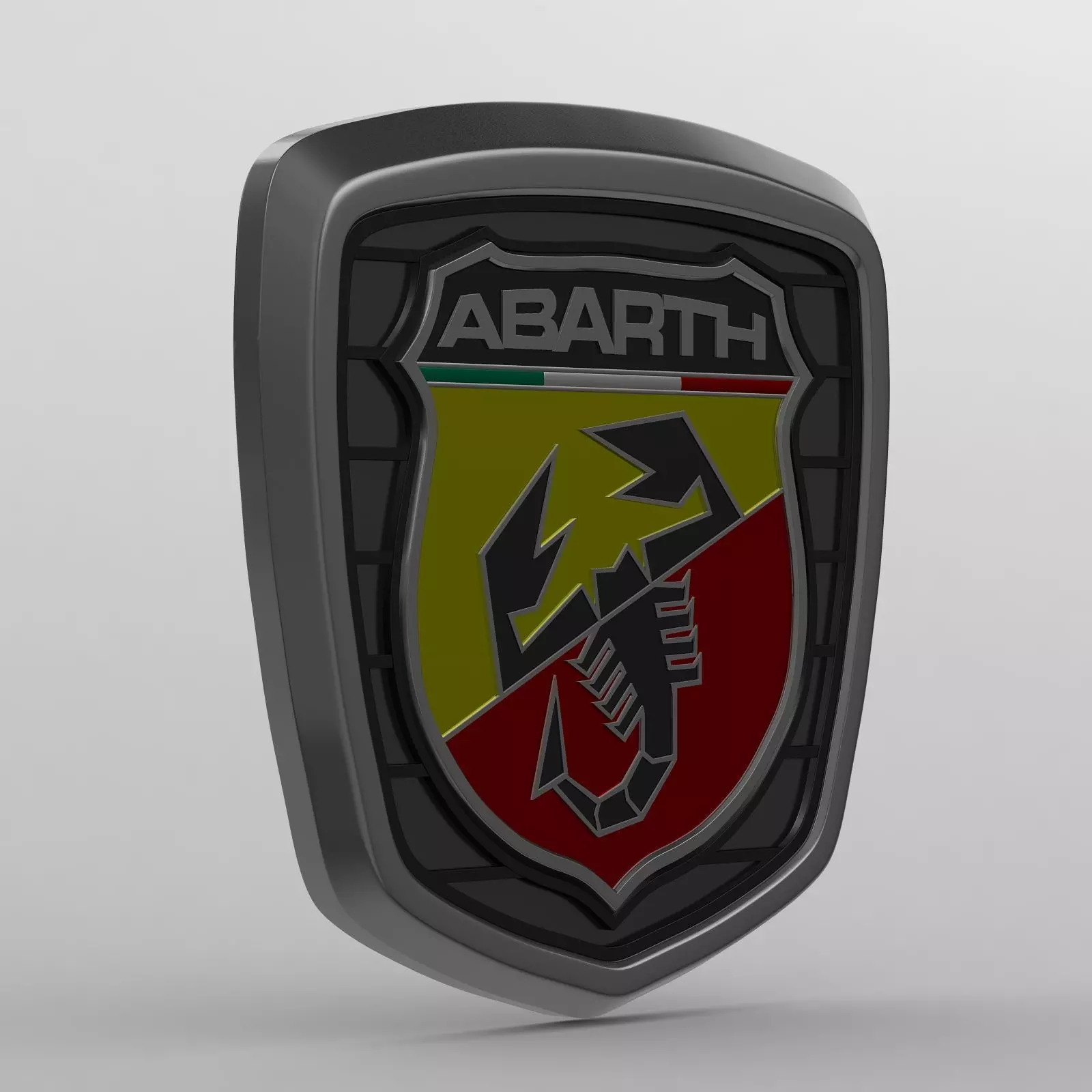 abarth logo 3D model_0