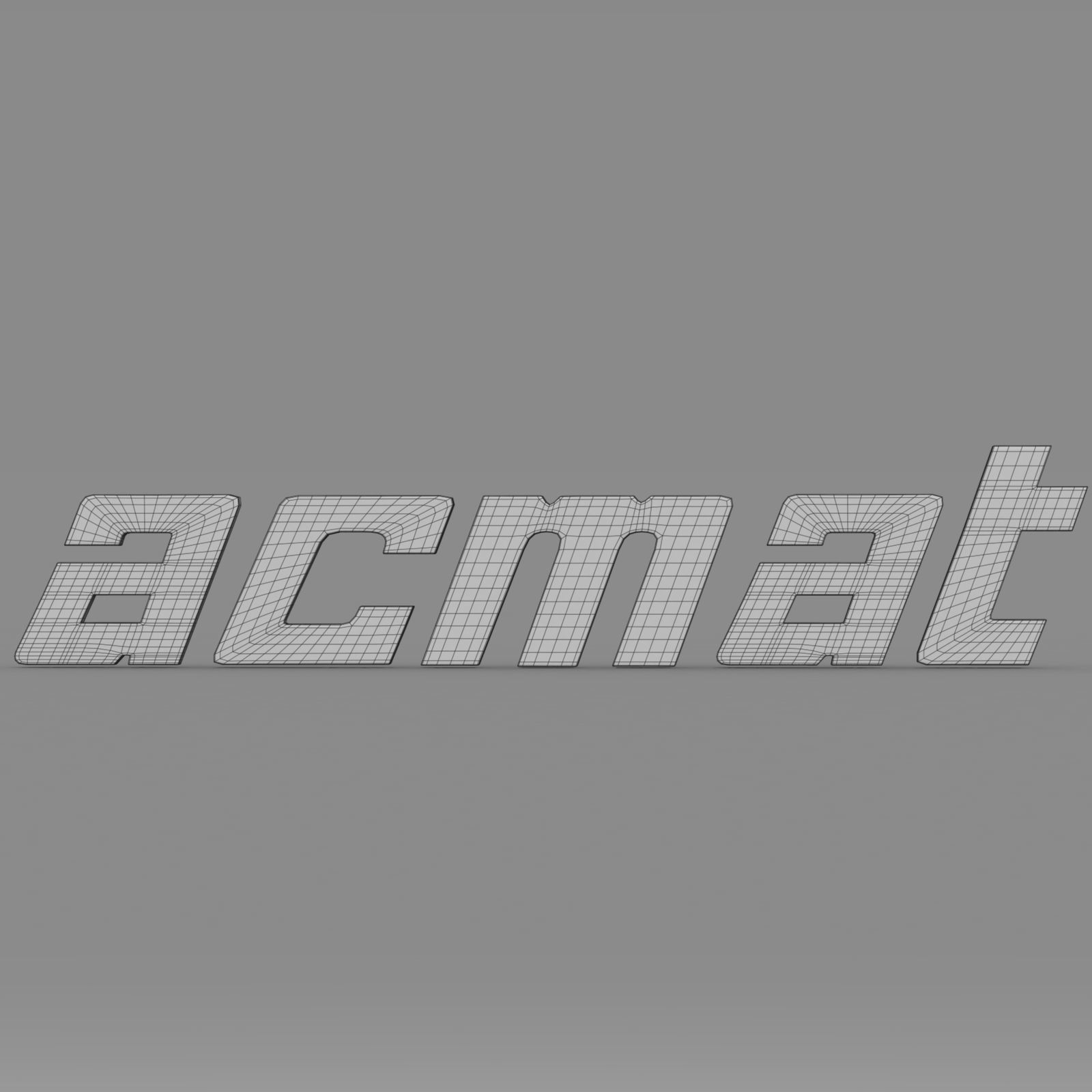 acmat logo 3D model_6