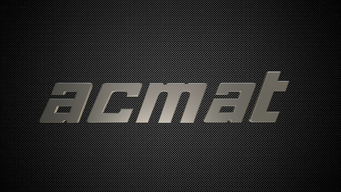 acmat logo 3D model