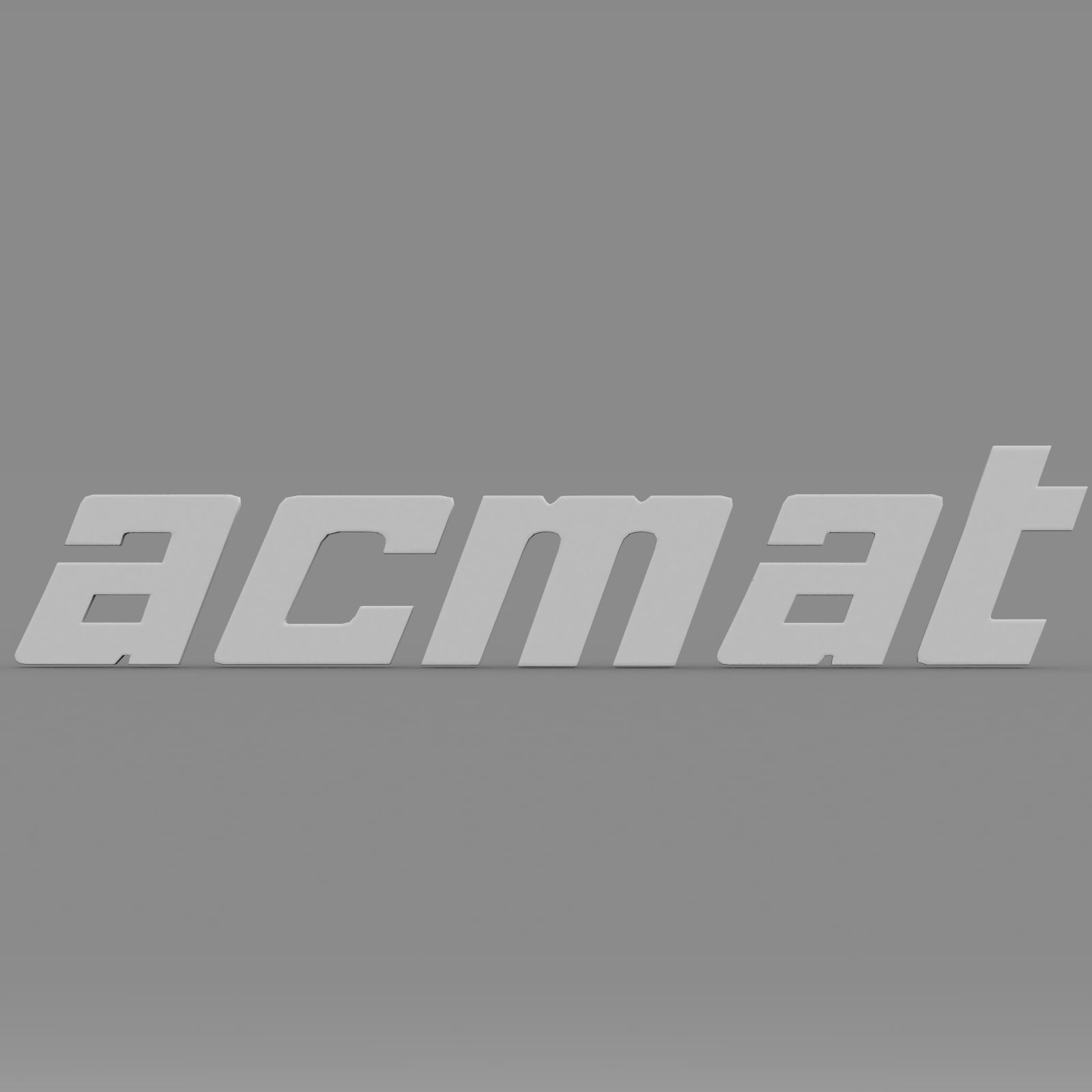 acmat logo 3D model_7