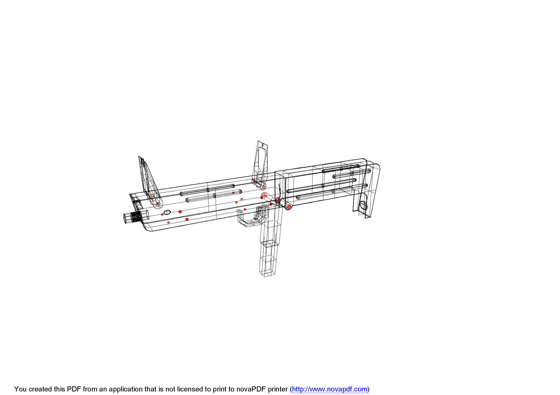 russian submachine gun 3D model_1