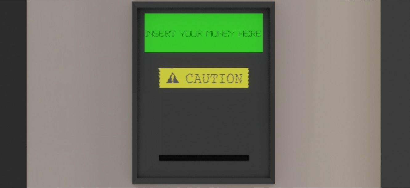 Vending Machine DH01 and Coke Low-poly 3D model_27