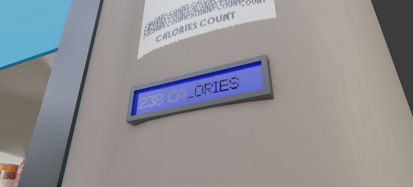 Vending Machine DH01 and Coke Low-poly 3D model_23