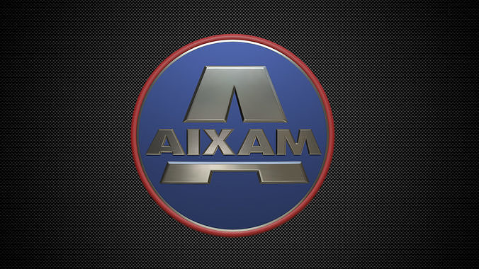 aixam logo 3D model