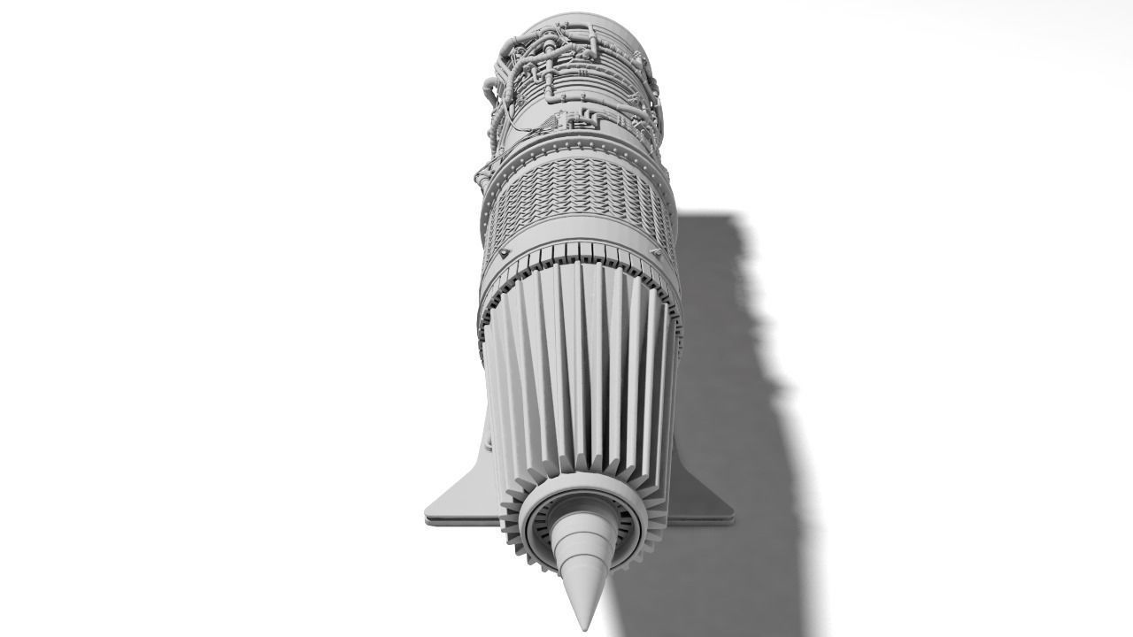 jet engine for Print 3D print model_2