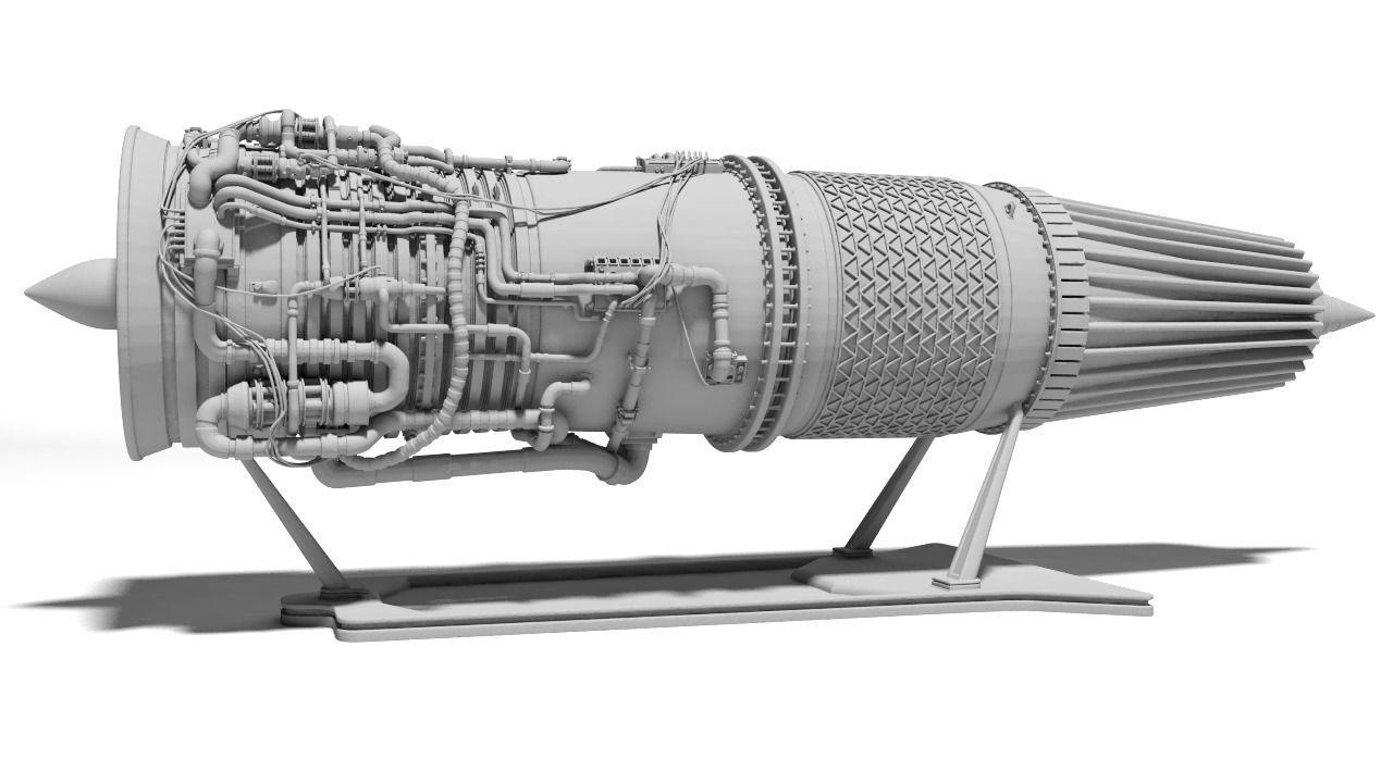 jet engine for Print 3D print model_1