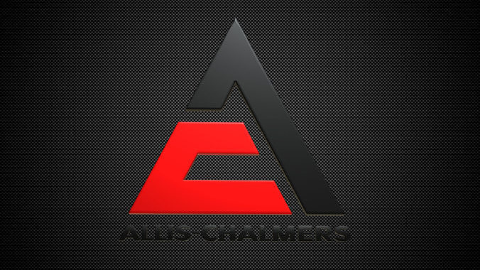 allis chalmers logo 3D model