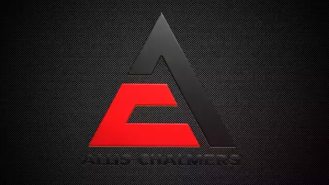 allis chalmers logo 3D model