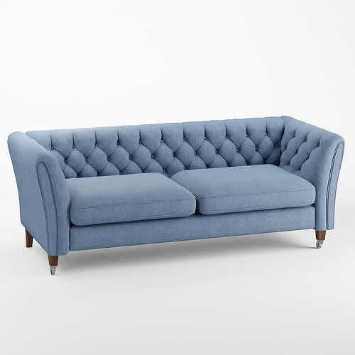 Chatsworth Button Back By Laura Ashley Large Sofa 3D model