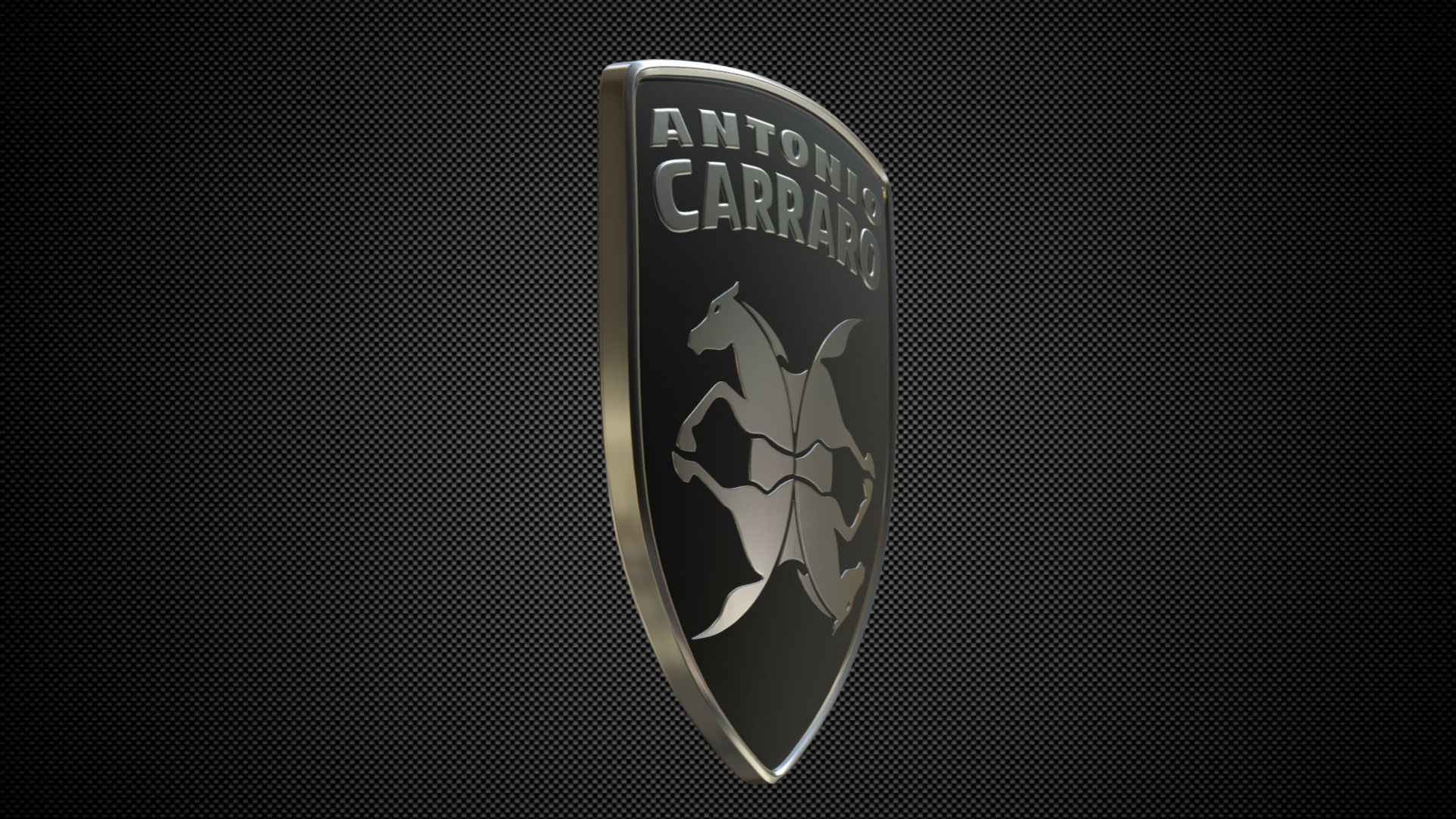 antonio carraro logo 3D model_3