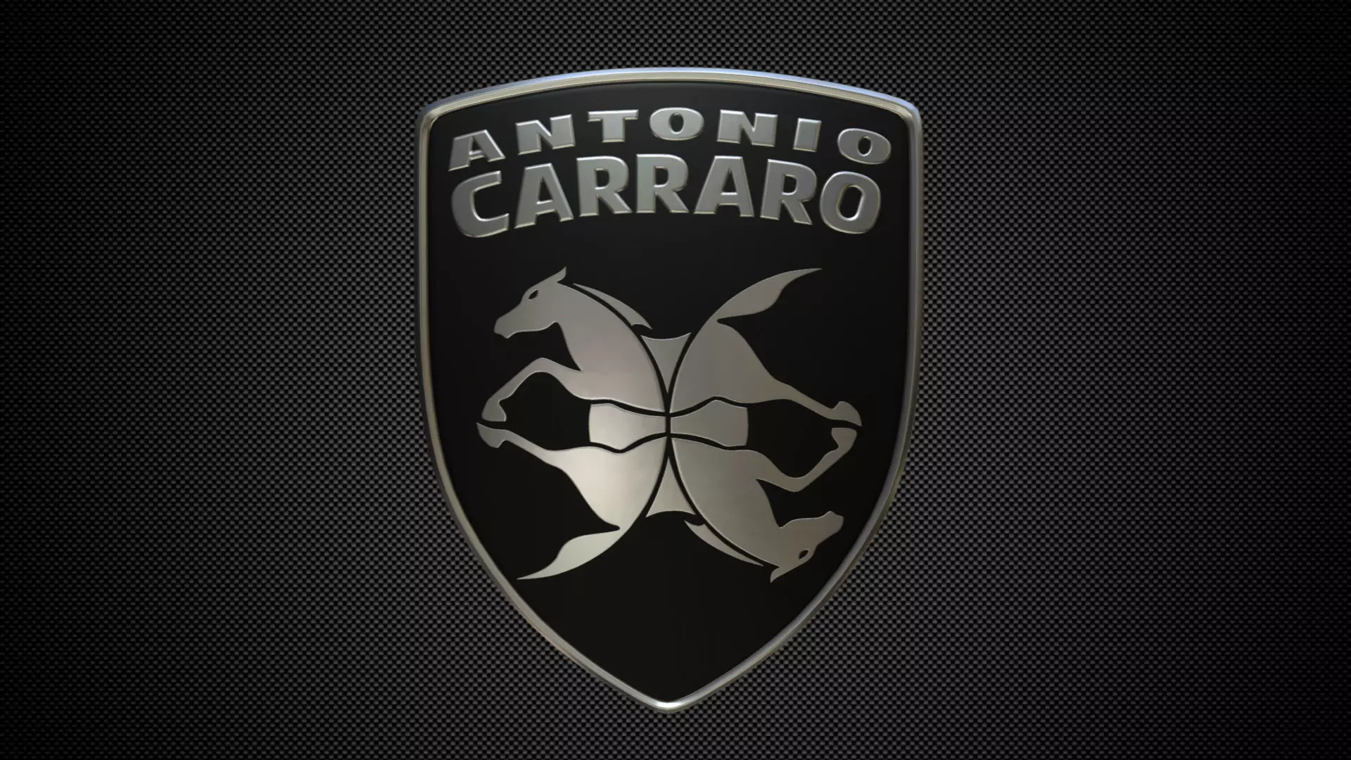 antonio carraro logo 3D model_0