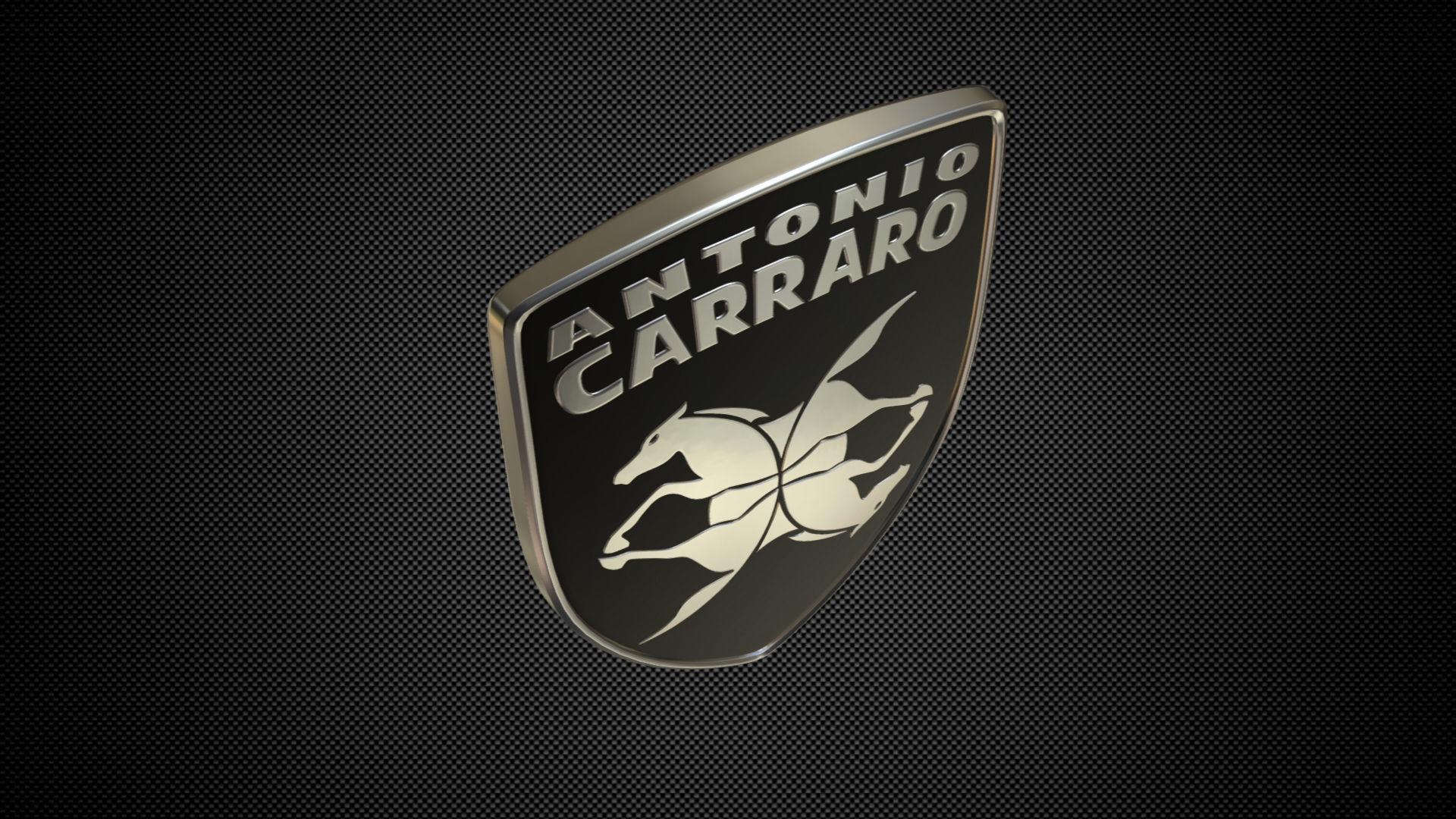 antonio carraro logo 3D model_5