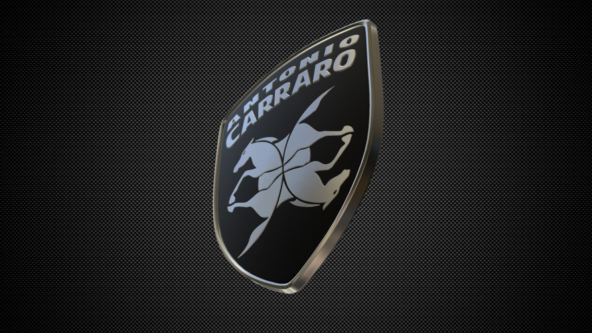 antonio carraro logo 3D model_6